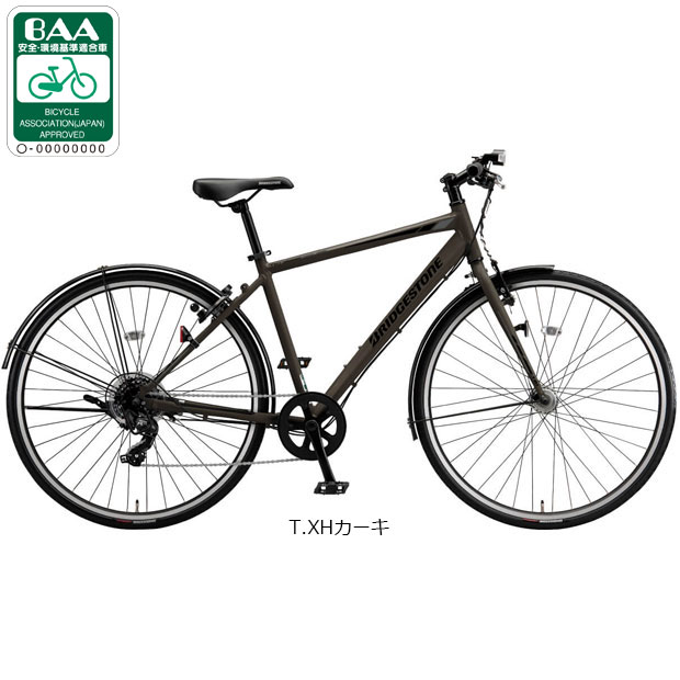 E322★　24800円★整備済み クロスバイク中古自転車 【ブリヂストン　TB1　黒　27インチ　48㎝】 BRIDGESTONE（ブリヂストン） 「ブリヂストン」TB1（フレームサイズ
