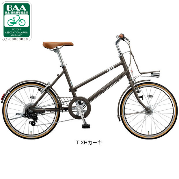 BRIDGESTONE ミニベロ、小径車（折りたたみ型以外）（色：グリーン系