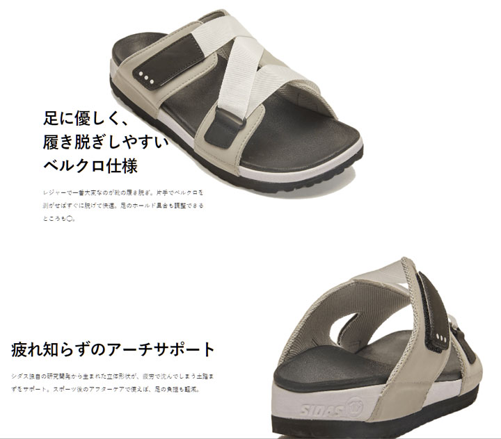 SIDAS 3D Sandals クロスフィット  シダス ３Ｄ リカバリー サンダル Cross Fit @9400 |  | 04