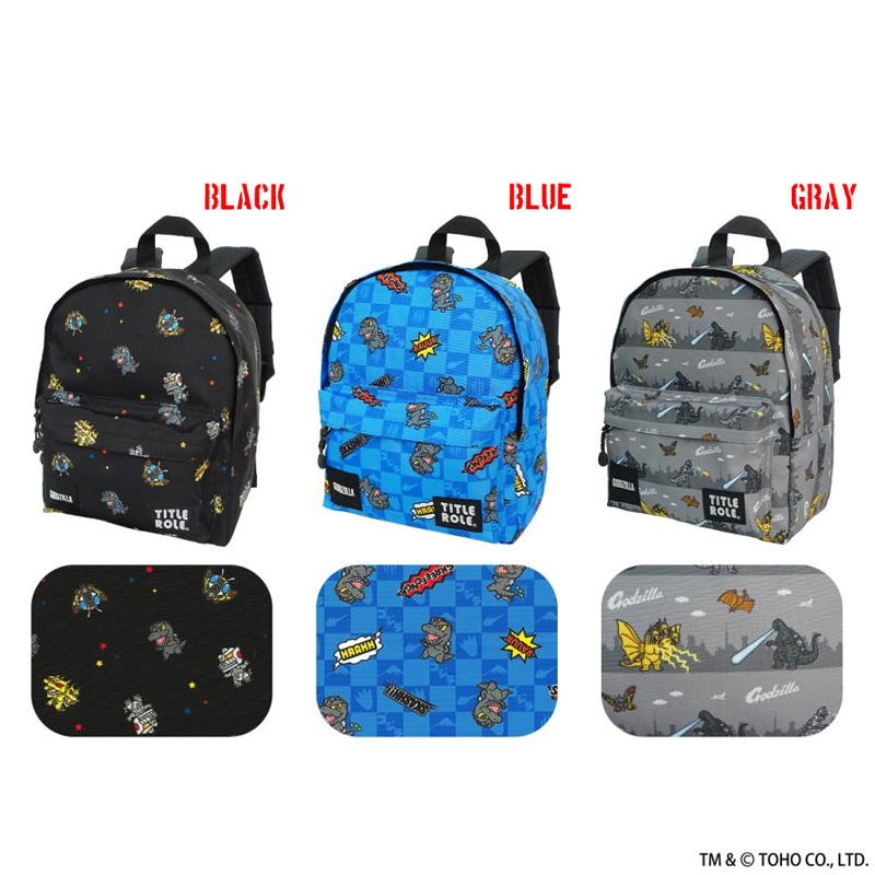 TITLE ROLE  ゴジラ KIDS バーサス デイパック 13L 20769062 @3900 GOOZILLA KIDS DAYPACK リュック |  | 04