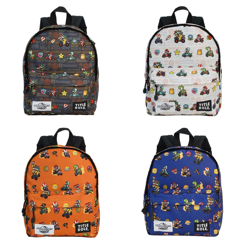 SUPER MARIO  マリオ カート ワールド KIDS トランスコンチネンタル リュック 13L 20769067 @4500 TITLE ROLE KIDS DAY PACK デイパック | 