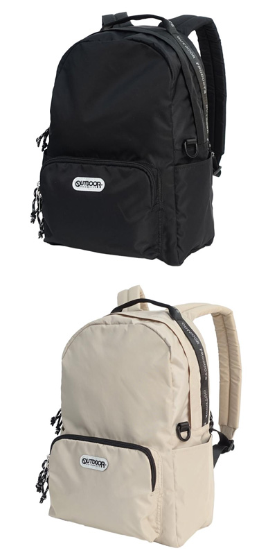 OUTDOOR PRODUCTS  ラスターツイル ロゴプリント リュック 22469151 @7900 アウトドアプロダクツ DAYPACK デイパック BACKPACK バックパック | 