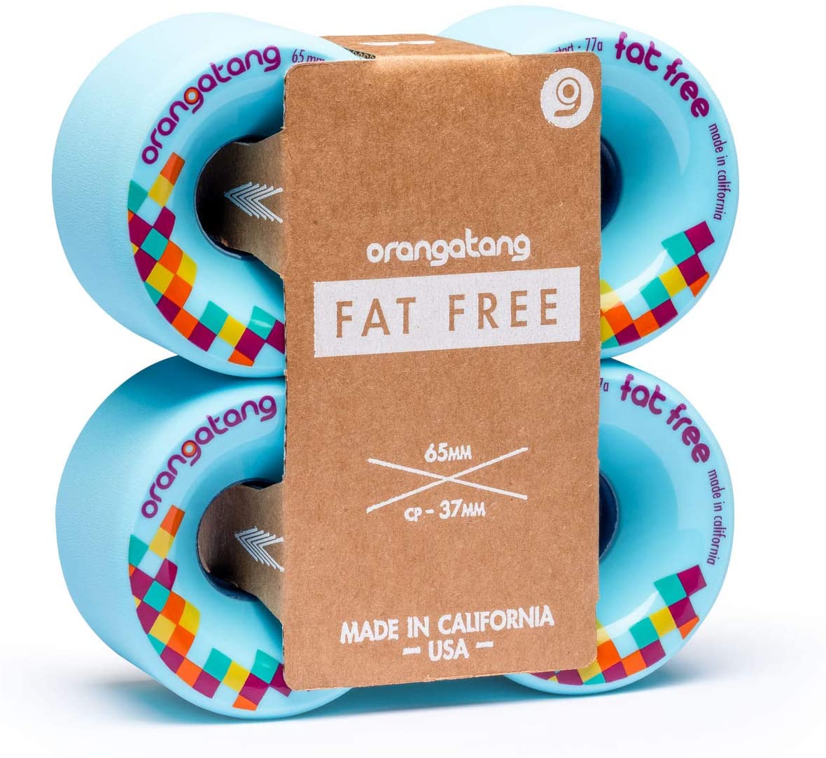 4個1セット  ORANGATANG WEELS  FAT FREE @8400 オランガタン ウィール ロング スケート 用 |  | 01