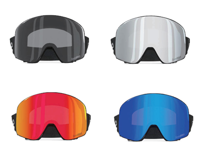 bONE 骨伝導 インカム内蔵 マグネット着脱式レンズ SNOW GOGGLE @36000 Ice BRKR オーディオ  グループインカム ゴーグル | 