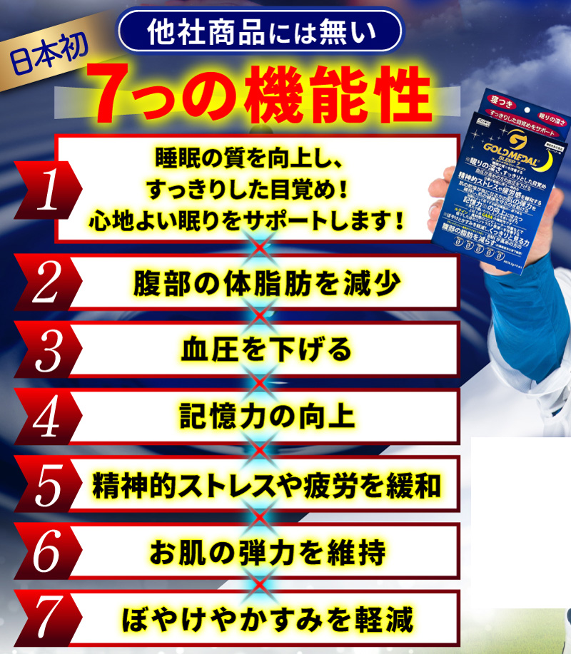 ３０袋入り×３ シトリック アミノ GOLD MEDAL SLEEP 7  ゴールドメダル スリープ セブン 4.5g×30袋×3 @24900 Citric メダリストジャパン |  | 01