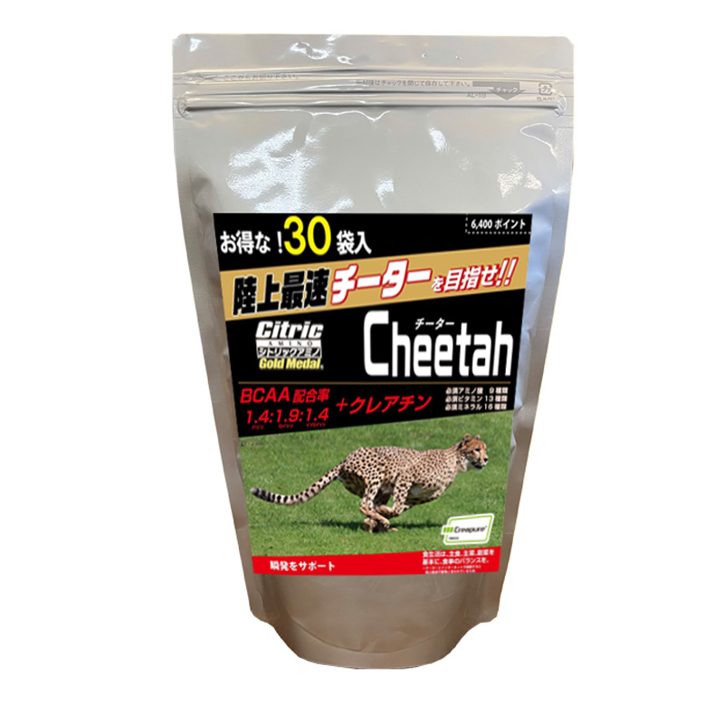 ３０袋入り シトリック アミノ  チーター CHEETAH 4.5g×30袋 @6400 メダリスト Citric | 