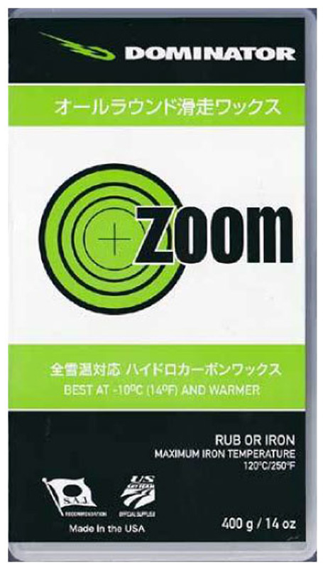 Dominator  ZOOM WAX 400g @9500 ドミネーター ズーム ワックス SKI SNOWBOARD スキー スノーボード用 | 