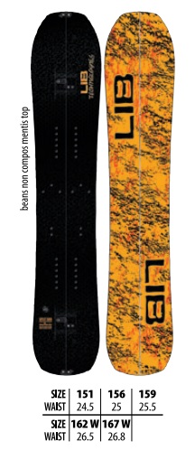 LIBTECH SNOWBOARDS 「 SPLIT BRD @130000」 リブテック スノーボード 「正規代理店商品」「送料無料」