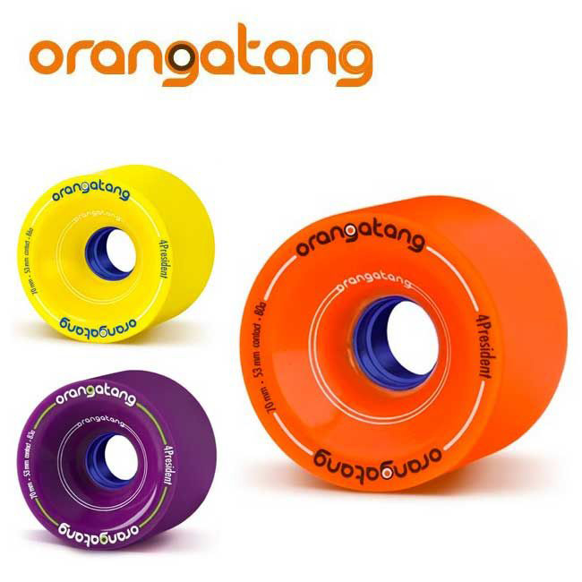 4個1セット  ORANGATANG WEELS  4 PRESIDENT @12000 オランガタン ウィール ロング スケート 用 | 