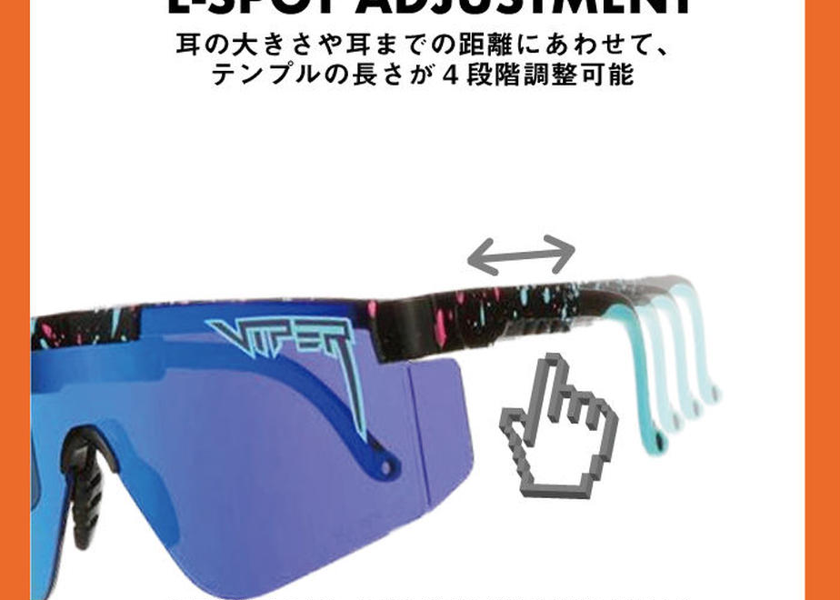 PIT VIPER Sunglass  THE ORIGINALS CLEAR @7000 サングラス｜cyclepoint｜06