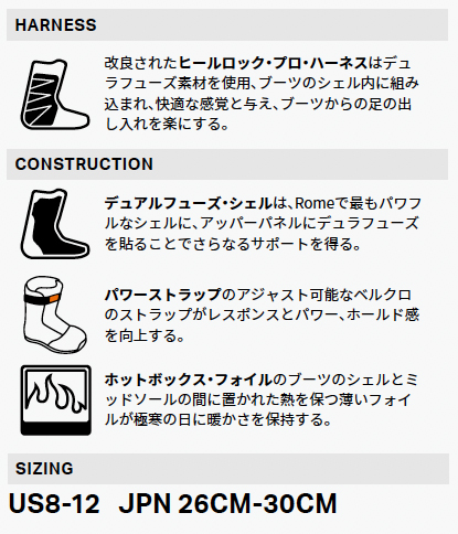 ROME BOOTS  LIBERTINE PRO HYBRID BOA @86000 ローム スノーボード ブーツ |  | 03