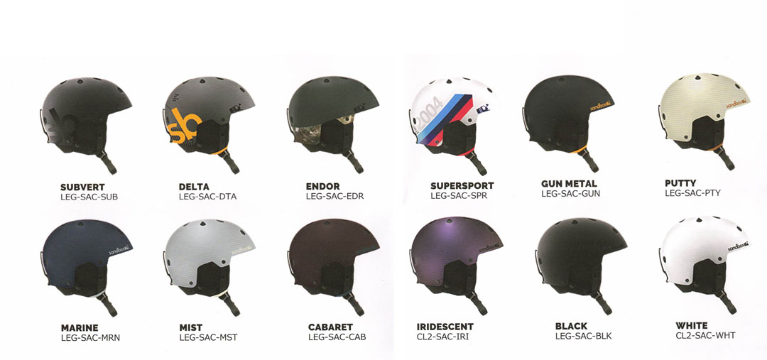 SANDBOX HELMET  LEGEND SNOW ASIAN FIT @16000 サンドボックス ヘルメット