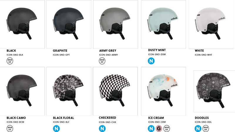 SANDBOX HELMET ICON SNOW ASIAN FIT 21000 サンドボックス ヘルメット sandb23icon
