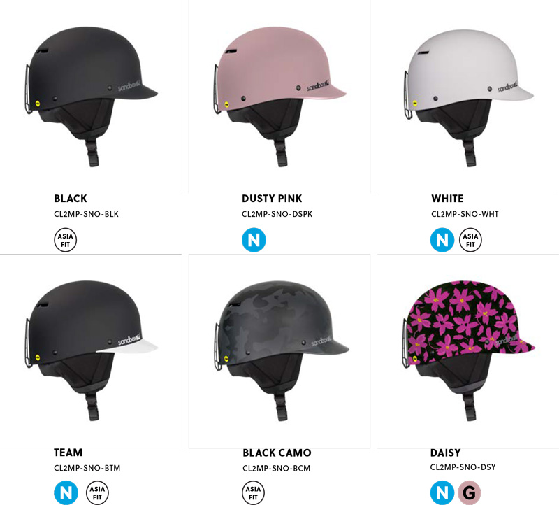 SANDBOX HELMET CLASSIC 2.0 SNOW MIPS ASIAN FIT 26000 サンドボックス ヘルメット