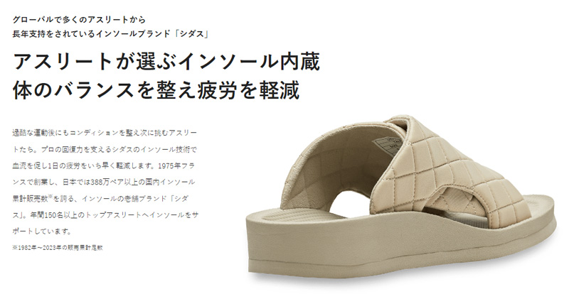 SIDAS RECOVERY ROOM SHOES ウチッパ   シダス リカバリー ルームシューズ UTIPPA @11000 |  | 02