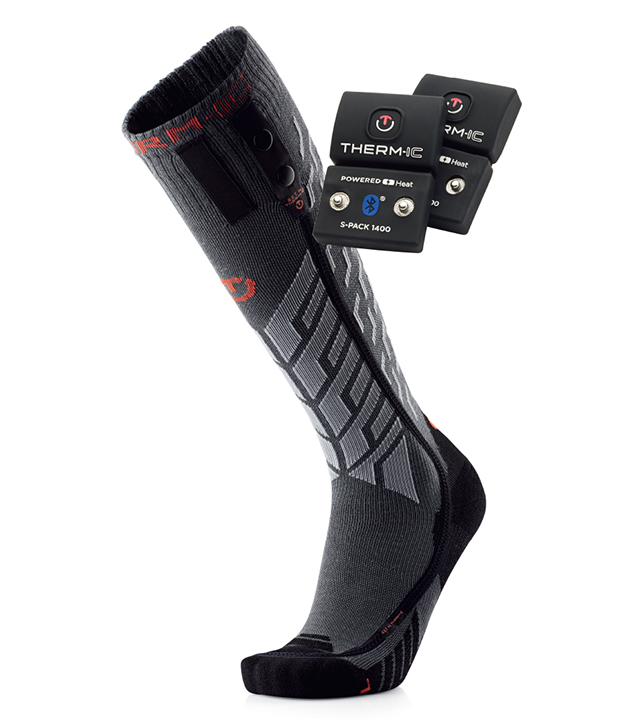 THERM-IC  ウルトラウォーム パフォーマンス ソックス S.E.T ＋Sパック1400Bバッテリー セット @46800 サーミック PERFORMANCE SOCKS スノボ ソックス SIDAS