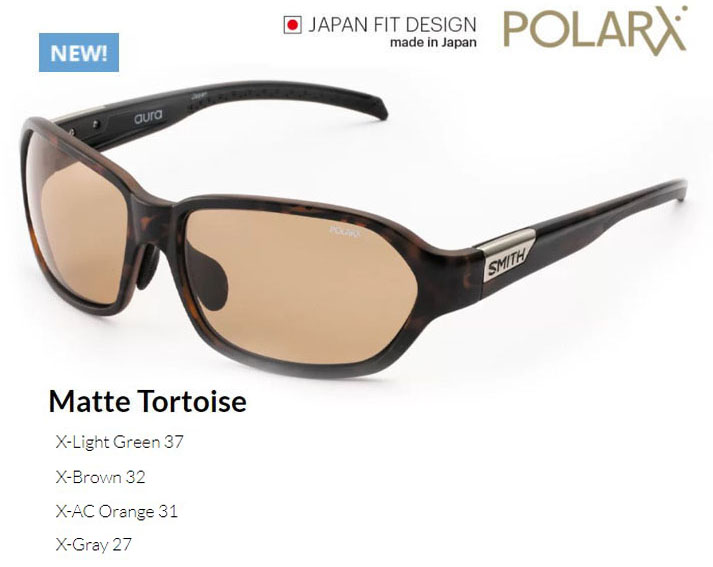 SMITH SUNGLASS ACTION POLAR 「 Aura 第三世代 Fishing Series 3 偏光