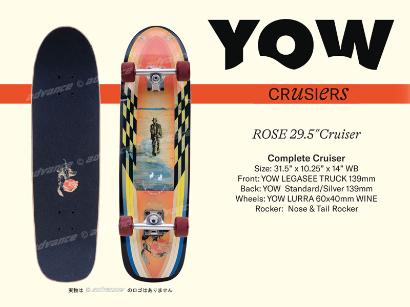 【デッキ　まとめ売り】　ブラントゲート　ヴェイズルーグ軸 YOW SURFSKATE CRUSIERS type2 @26000 ヤウ サーフスケート