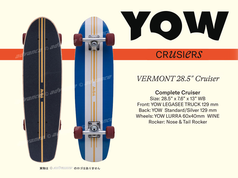 【デッキ　まとめ売り】　ブラントゲート　ヴェイズルーグ軸 YOW SURFSKATE CRUSIERS type2 @26000 ヤウ サーフスケート