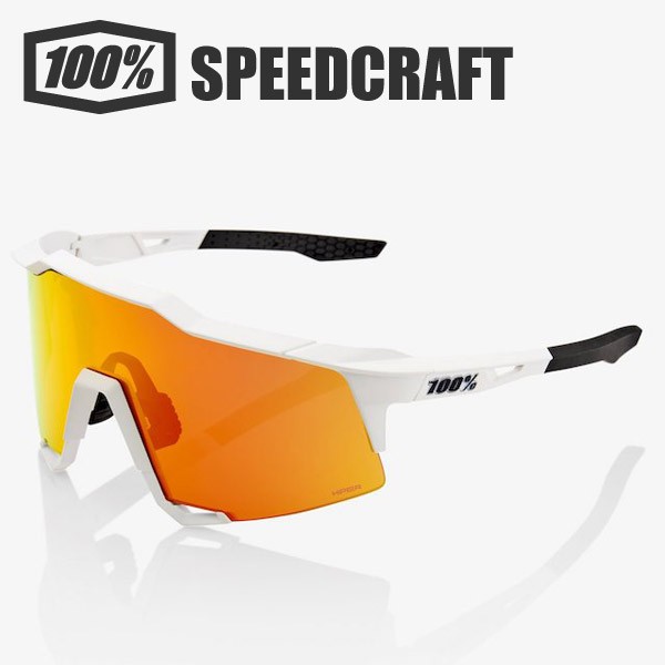 ※キズ有り100% SPEEDCRAFT　RED サングラス　ロードバイク　野球 キズ有り100% SPEEDCRAFT RED サングラス ロードバイク 野球