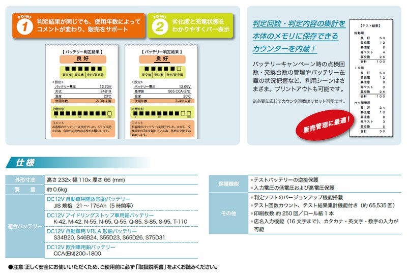GSユアサ DBA-7 バッテリーアナライザー : CYD - 通販 - Yahoo