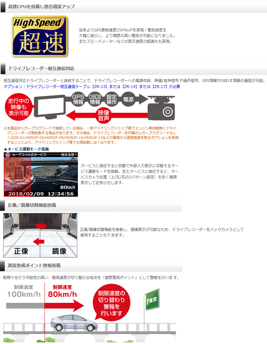Zero707lv ｃｙｄネットショップ コムテック 高感度gpsレーザー レーダー探知機 自動車 Zero707lv