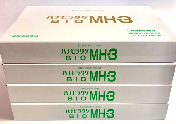 ハナビラタケ はなびらたけ BIO MH-3 サプリメント 4箱セット 60