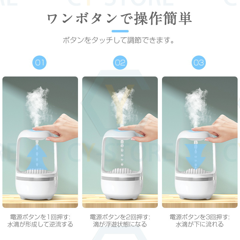 Amazon.co.jp: 加湿器 卓上 小型 卓上加湿器 『抗菌鋼板