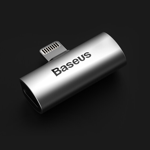 Baseus 2 1オーディオアダプタでiphone用充電ケーブル × 7 8プラスデュアル雷スプリッタappleのiphone 11 xs最大xrコ｜cyukusou｜02