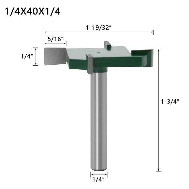 1/4 &quot;6mmシャンク4エッジtタイプスロットカッター木工ツールルータービット木材工業用グレードフライスカッタースロット｜cyukusou｜09