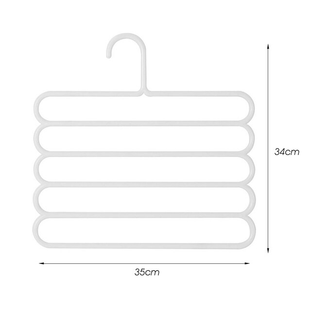 5層ハンガーワードローブクローゼットオーガナイザー多機能パンツハンガー服ズボン収納organizador armarioホルダー｜cyukusou｜04