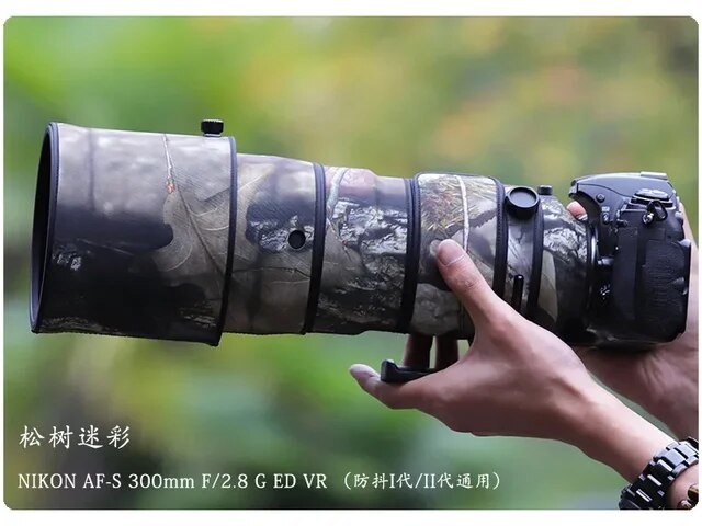 防水レンズカモフラージュ,Nikon用,AF-S,Nikon用,Kor,300mm,f2.8g｜cyukusou｜04