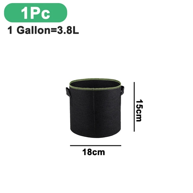 布製植木鉢,1/3/5/7/10ガロン,野菜,イチゴ,成長プランター,庭,ポテト,植栽用｜cyukusou｜02