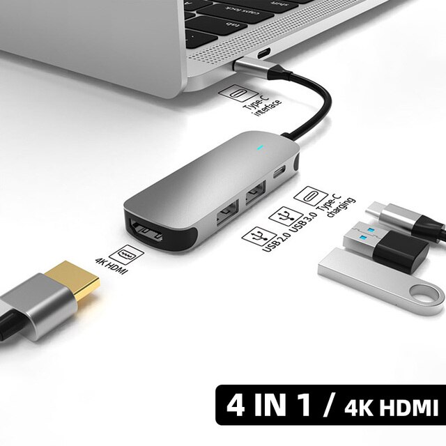 15/10/5/4で1ドッキングステーションusbハブタイプcにhdmi対応ワイヤレス充電器usb 3.0アダプタハブドックステーションmacbook｜cyukusou｜05