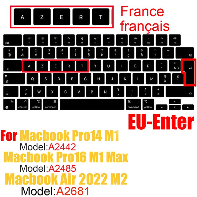 新macbook Pro14 16 2021 A2442A2485 keybaord cvoerロシアスペインチリ韓国語アラビア語フランスキーボードプ｜cyukusou｜03