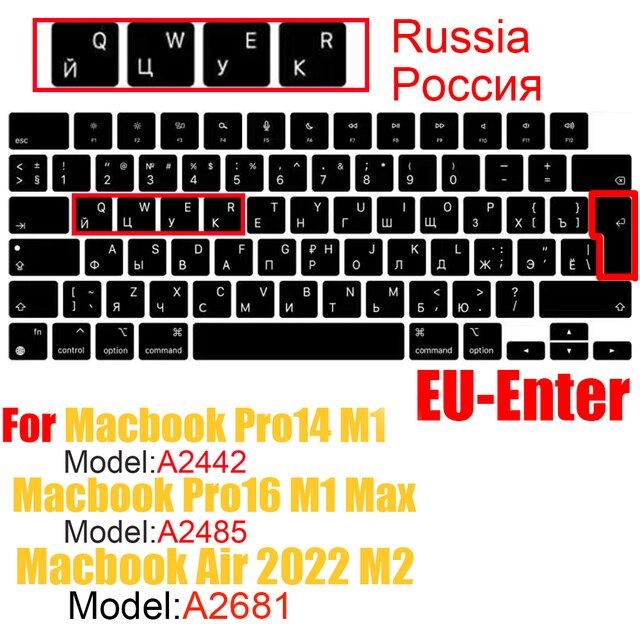 新macbook Pro14 16 2021 A2442A2485 keybaord cvoerロシアスペインチリ韓国語アラビア語フランスキーボードプ｜cyukusou｜10