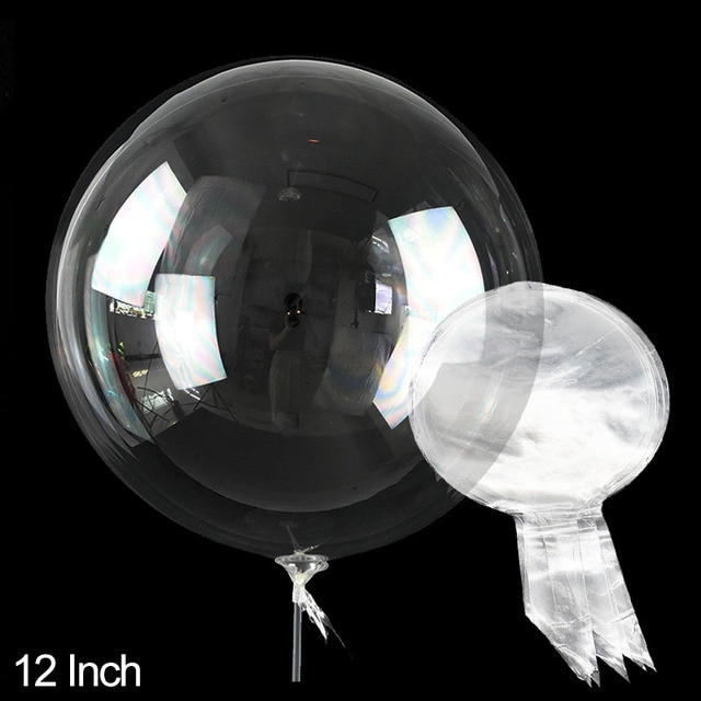 日本最大級 透明バブルバルーン10-24インチ,透明,空気,ヘリウム,誕生日,結婚披露宴の装飾,ベビーシャワー,10個 バッグ 