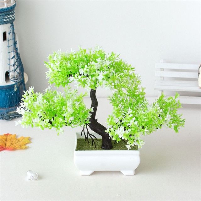 人工植物プラスチック盆栽,小さな木の植木鉢,偽の植物,家の装飾,庭の装飾のサポート
