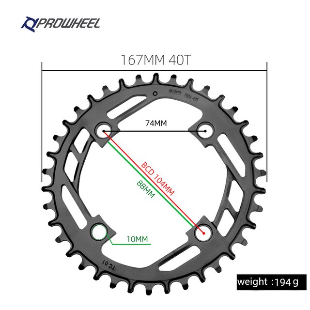 プロホイール-ナローワイドチェーンリング,32t 34t 36t 38t 40t,104bcdマウンテンバイクホイール,クランクセット部品 :  a-1005003727750931-20221005 : 海外直送輸入店 3号店 - 通販 - Yahoo!ショッピング