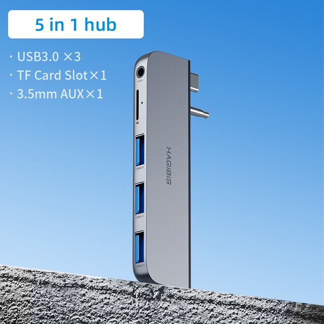 Hagibis-USB Type-cドッキングステーション,USB 2021アダプター,3.0mm,合成ポート3.5,新しいmacbook pro 1｜cyukusou｜02