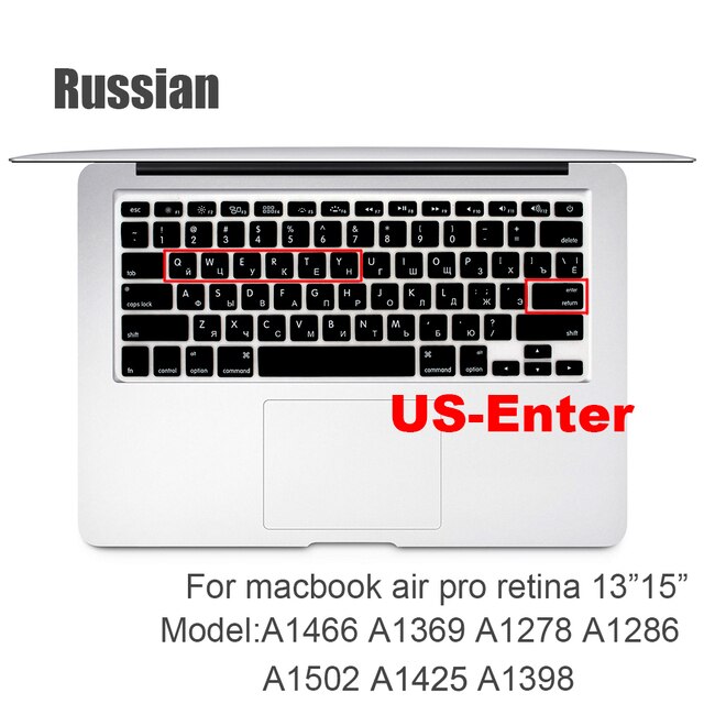 キーボードカバー シリコン キーボード ロシアのウ片EUのソフトシリコンキーボードカバーmacbook pro air 13 15 14 16 m1 a2337 a2442a1466a233