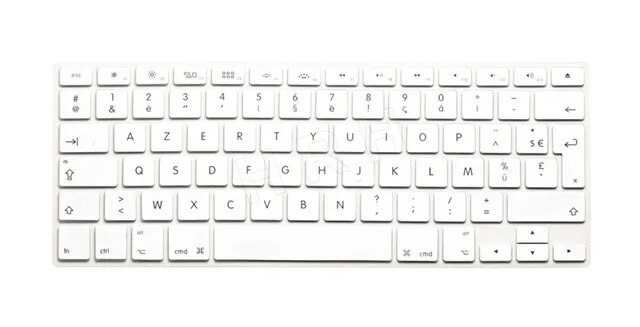 Hrh azerty-macbook air pro用のソフトフレンチシリコンキーボードカバー、euバージョン、13 "、15" 、a1466、a｜cyukusou｜05