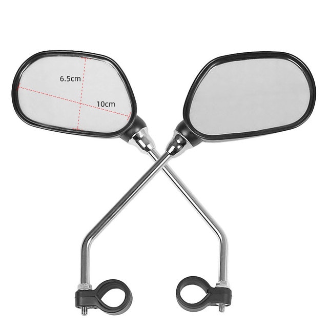 Deemount-調整可能な角度の自転車バックミラー,1ペア,広角反射鏡,左右のミラー｜cyukusou｜02