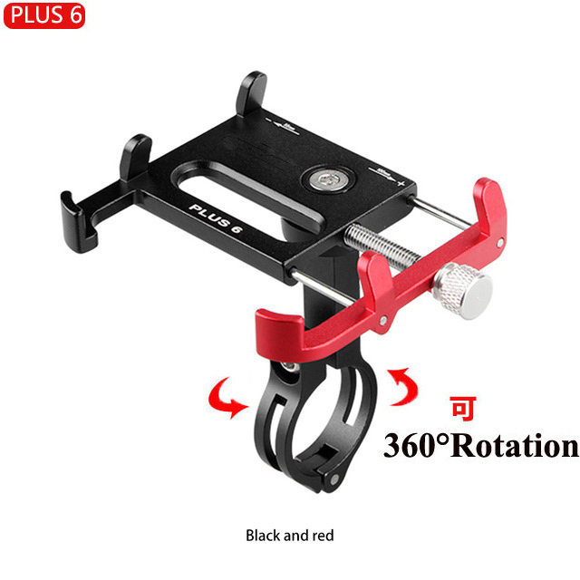 オートバイバイク用の360度回転するアルミニウム製自転車ホルダー,自転車用のgpsマウント,携帯電話,ステント,gub plus 6｜cyukusou｜05