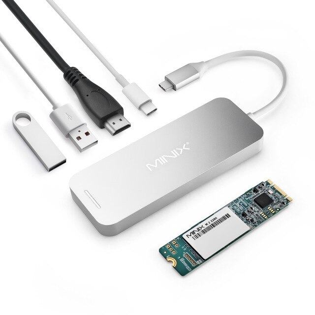 MINIX NEO C-S2 USB ハブ USB-C マルチポート Ssd ストレージタイプ C ハブ HDMI USB 3.0 120 グラム/2｜cyukusou｜02