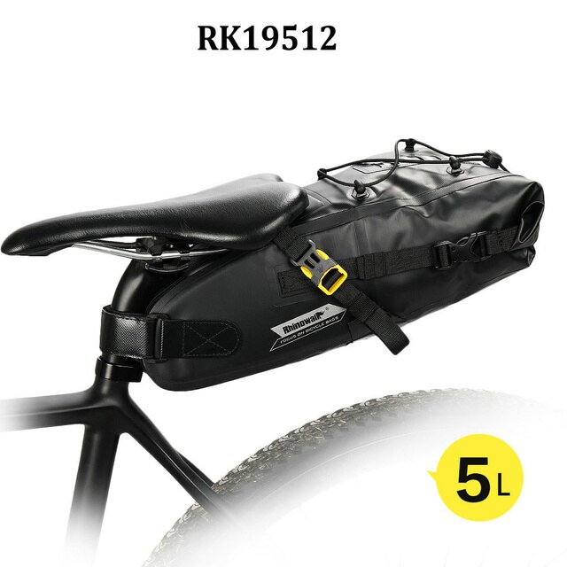 Rhinowalk-完全防水自転車サドルバッグ,マウンテンサイクリングまたはロードサイクリング用の5l/10l/13lリアシートバッグ,自転車アクセサ｜cyukusou｜03