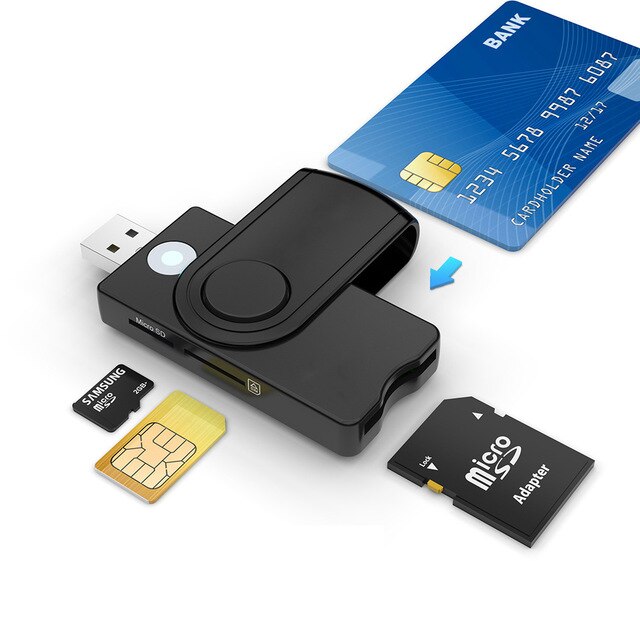 Uthai X02 usb simカードリーダー銀行カード用のic/id emv sd tf mmc cardreaders USB-CCID iso｜cyukusou｜05