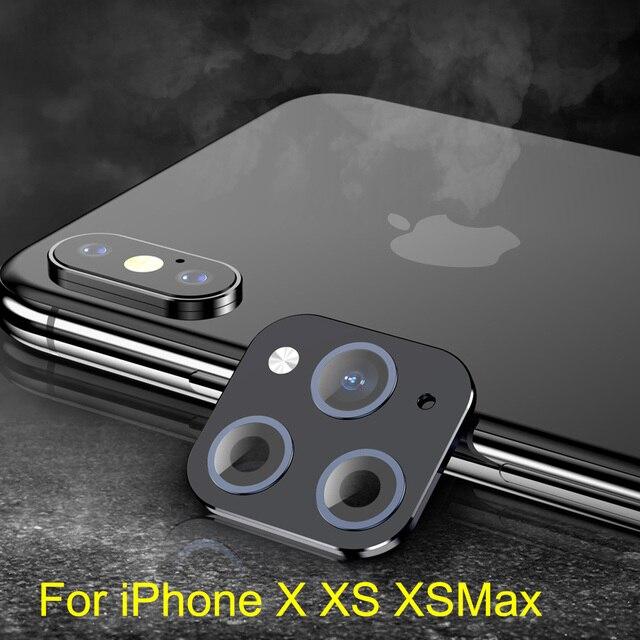 Iphone xr x xs maxから11 pro max用の9h強化ガラススクリーンプロテクター,レンズフィルムプロテクター,リアリング交換付き｜cyukusou｜02