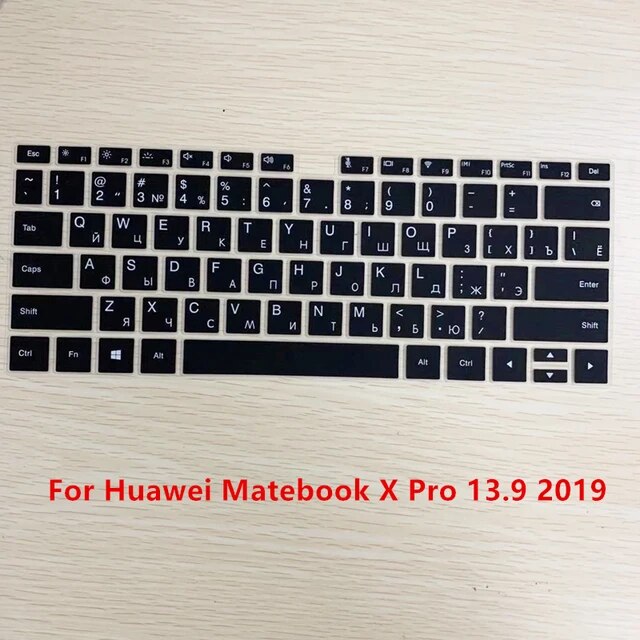 ロシアの文字が付いたキーボードカバー,Huawei matEbook用のキーボードカバー,13 x pro,Huawei mattpuスクリーン用のシ｜cyukusou｜03