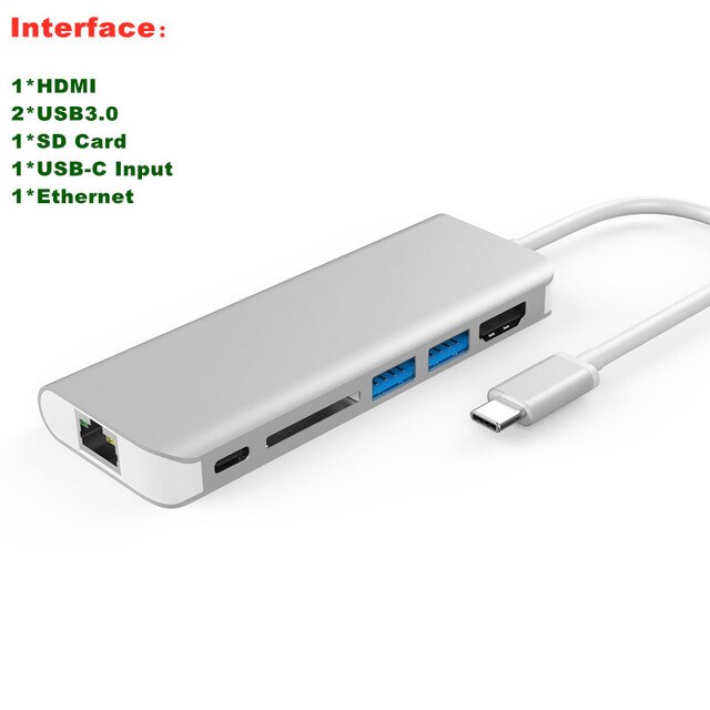USBドック,PCC to mini dp rj45ギガビットLAN,HDMI互換,4k USB-A,タイプc,macbook pro,ミニPCラップ｜cyukusou｜03